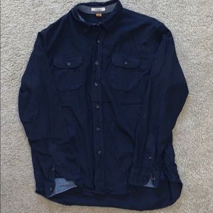 Olde School by Tailor Vintage Mens Reversible Woven Button Down Shirt